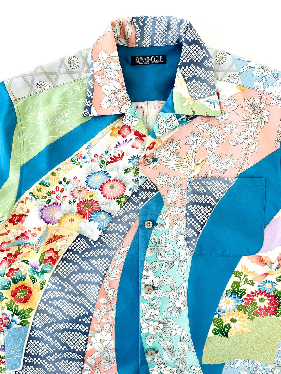 KIMONO ALOHA SHIRT "B FOR THE FOUR SEASONS" AH100271