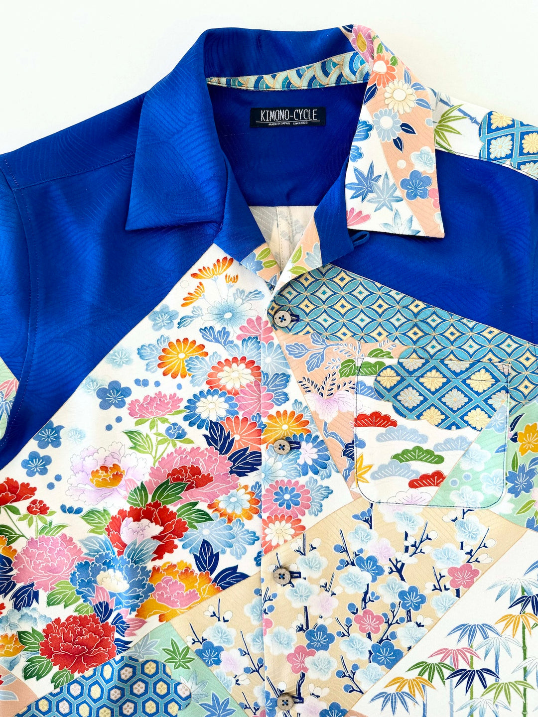 KIMONO ALOHA SHIRT "FLOWERS SHINING IN SUMMER" AH100282