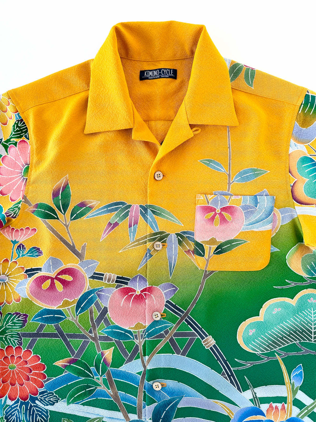 KIMONO ALOHA SHIRT "A VIVIDLY DANCING A" AH100280