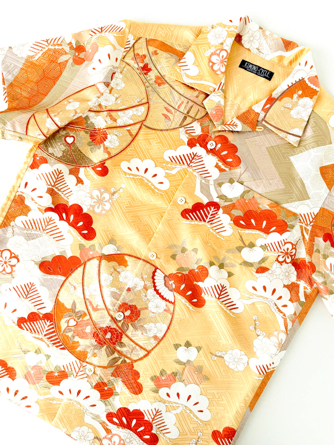 KIMONO ALOHA SHIRT "BELL RINGING A" AH100292