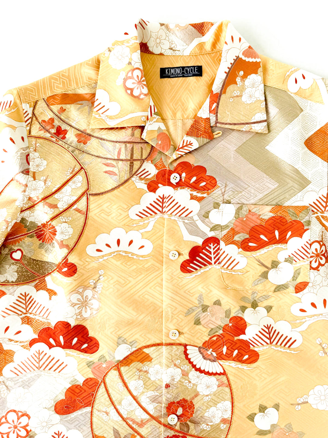 KIMONO ALOHA SHIRT "BELL RINGING A" AH100292