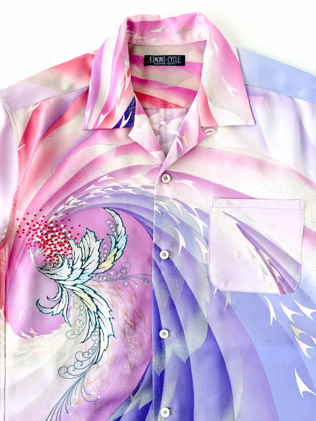 KIMONO ALOHA SHIRT "GUY LAROCHE, PHOENIX" AH100294