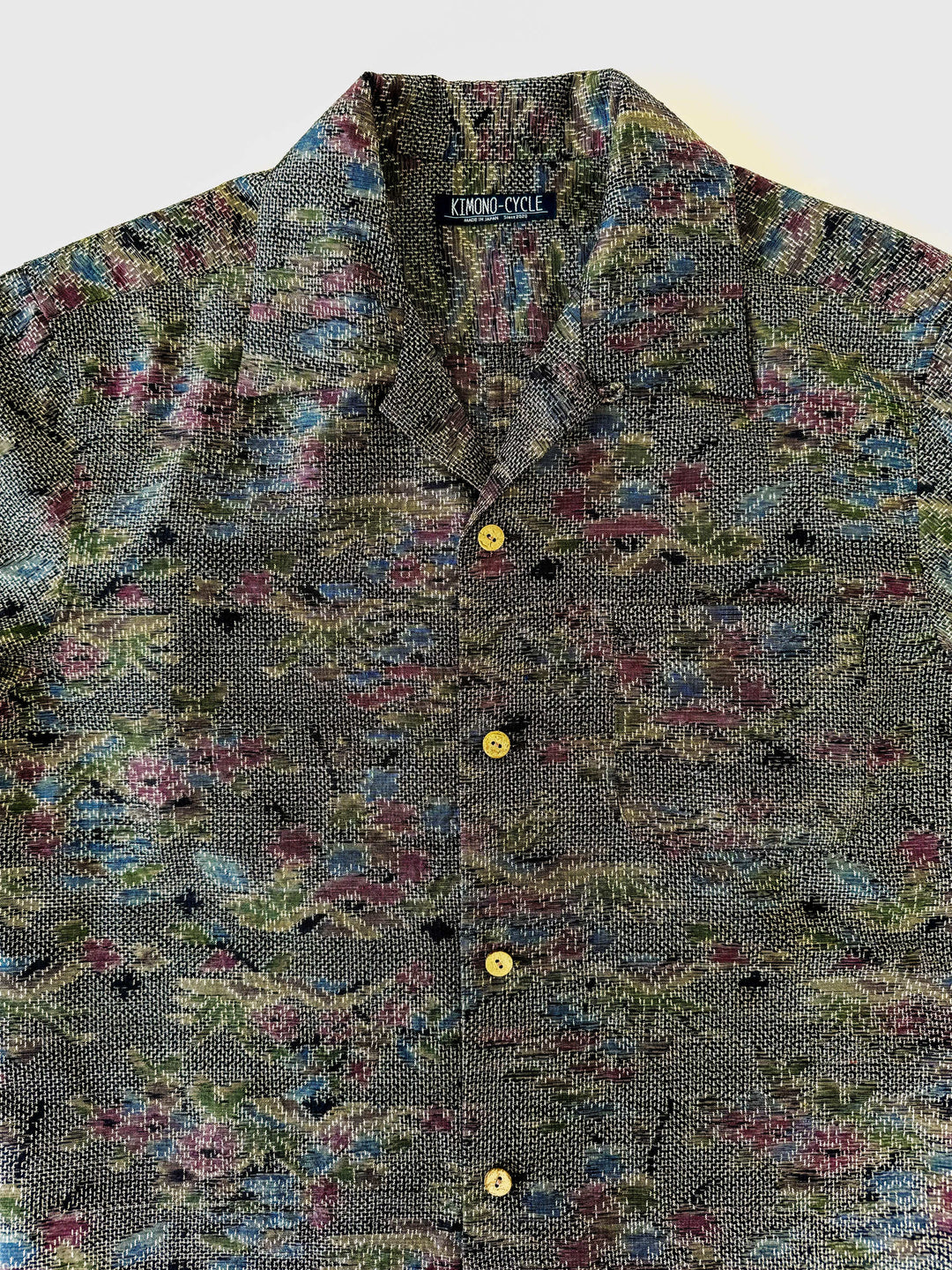 KIMONO ALOHA SHIRT "TSUMUGI" TM100014