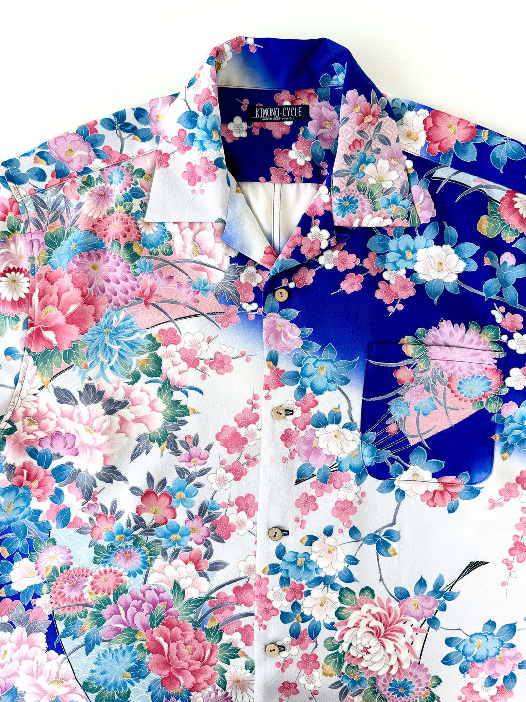 KIMONO ALOHA SHIRT "GENTLE SUMMER COLORS" AH100321 [NEW SIZE