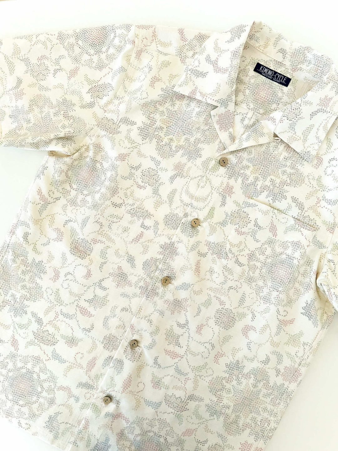 KIMONO ALOHA SHIRT "TSUMUGI" TM100020