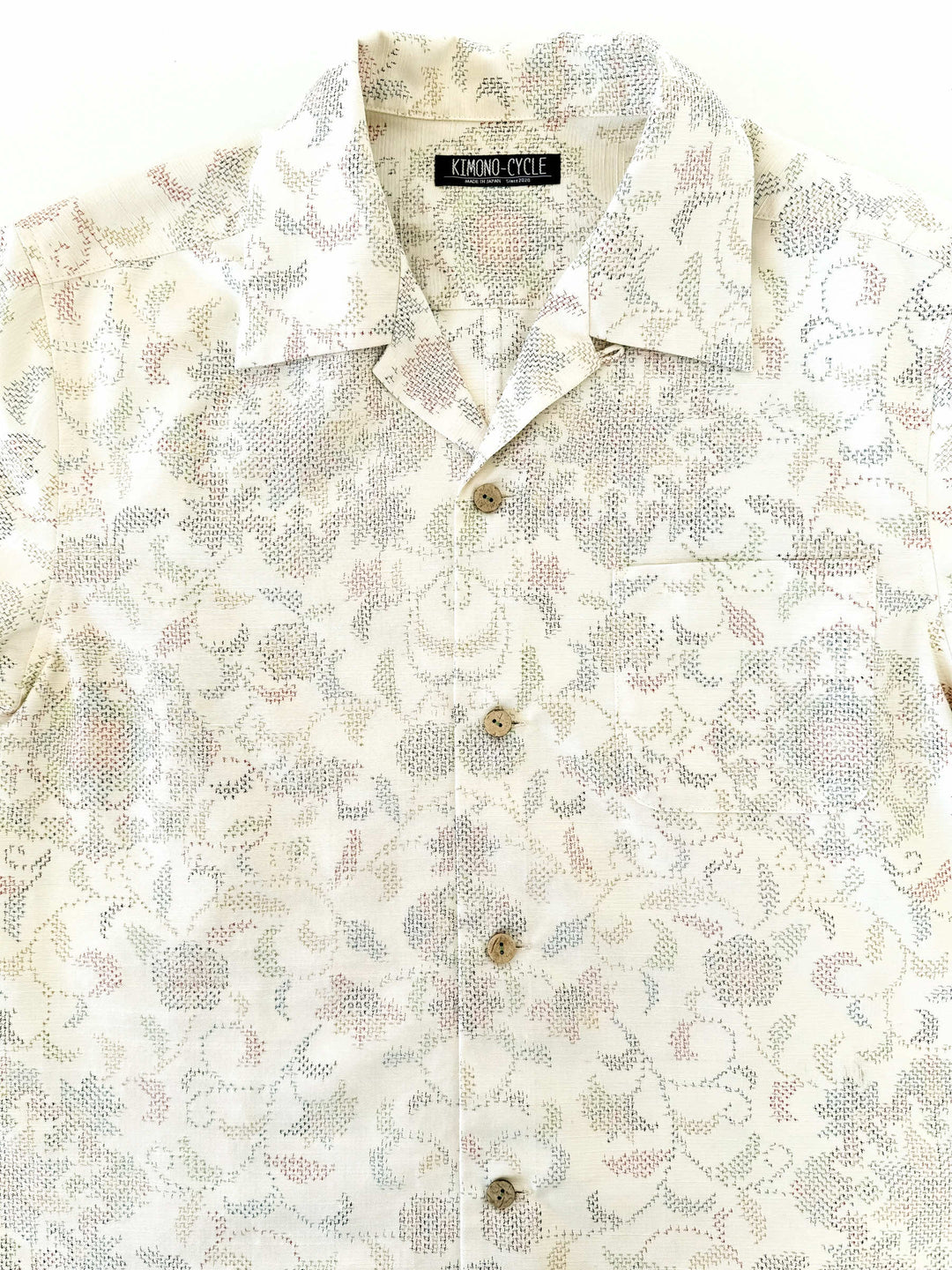 KIMONO ALOHA SHIRT "TSUMUGI" TM100020