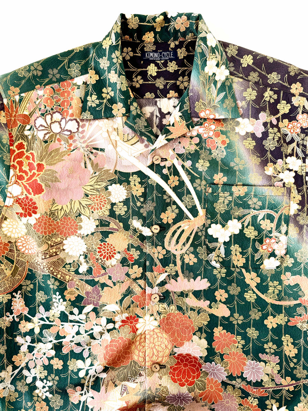 KIMONO ALOHA SHIRT "B DANCING IN THE CHERRY BLOSSOMS" AH100323 [NEW SIZE