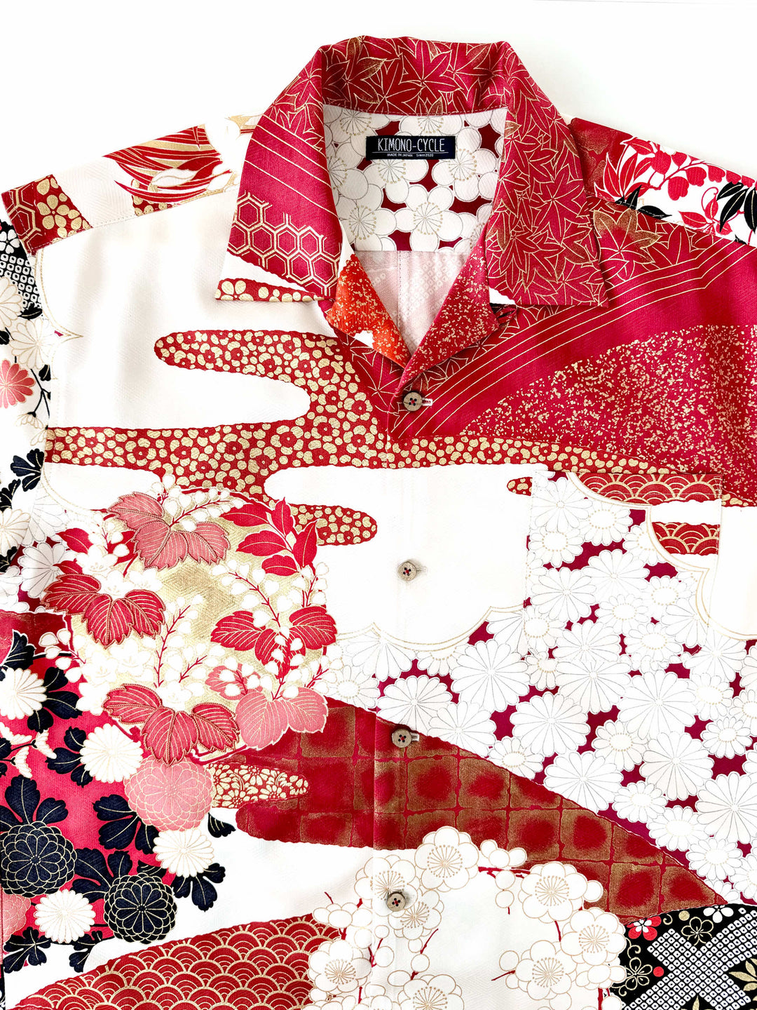 KIMONO ALOHA SHIRT "GENTLENESS OF FLOWERS B" AH100331