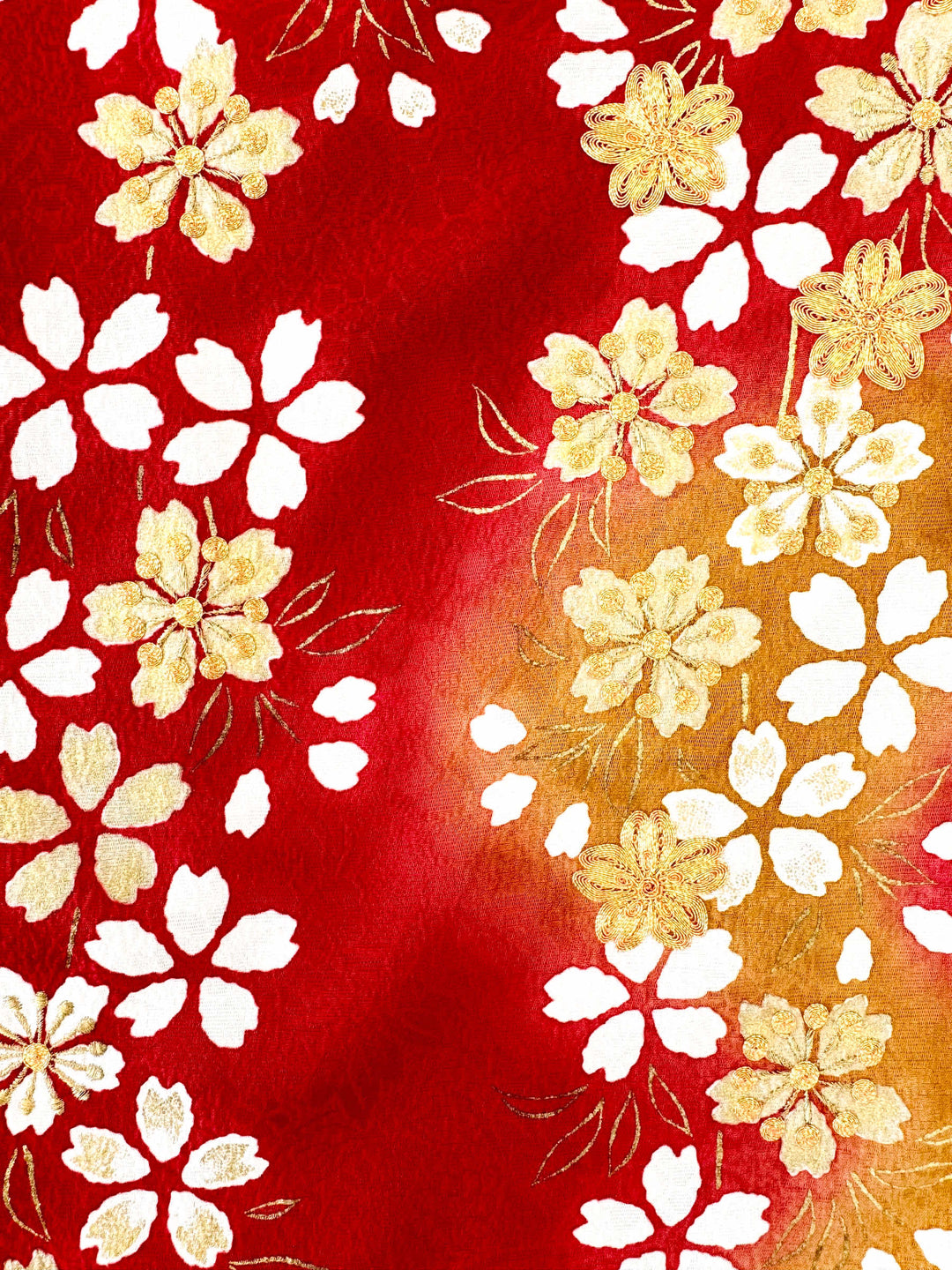 着物アロハシャツ「輝き降る桜B」AH100407