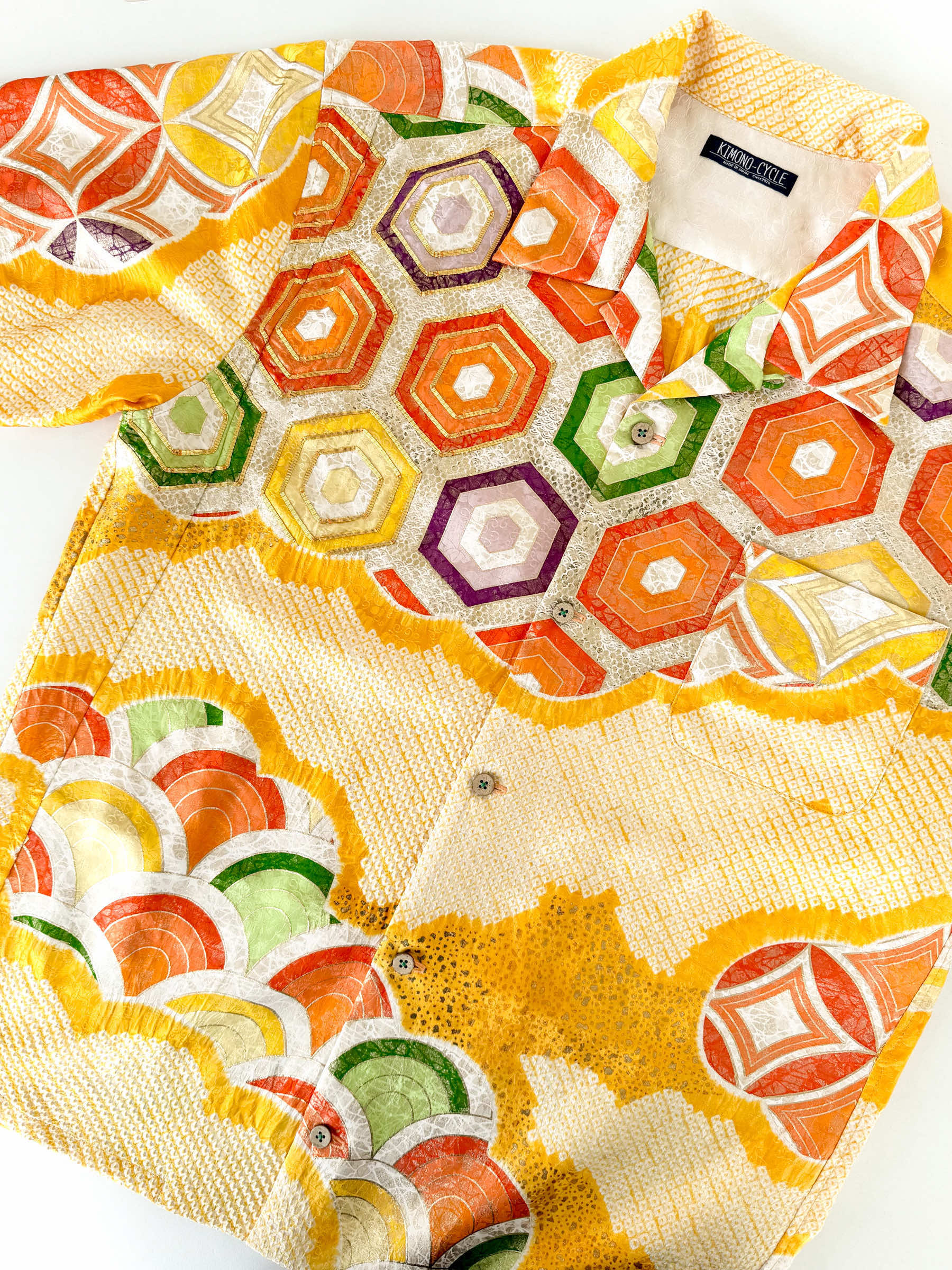 着物アロハ AH100411｜正絹着物をリメイク-ONLY ONEをあなたに- – 着物