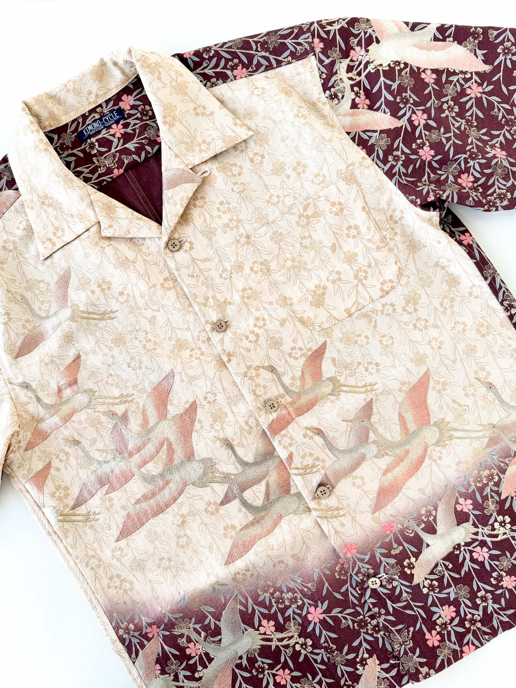 着物アロハ AH100419｜正絹着物をリメイク-ONLY ONEをあなたに- – 着物