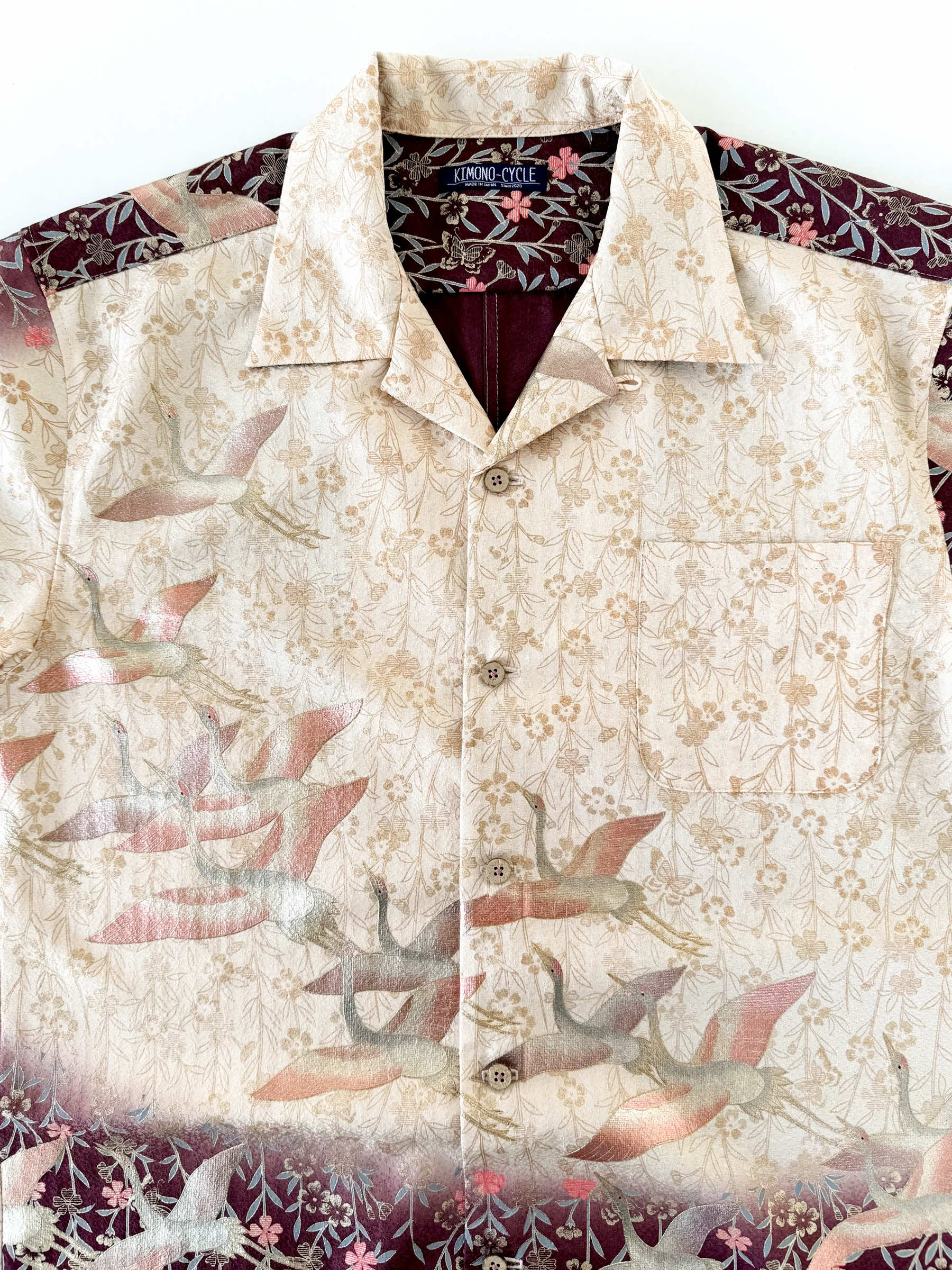 着物アロハ AH100419｜正絹着物をリメイク-ONLY ONEをあなたに- – 着物