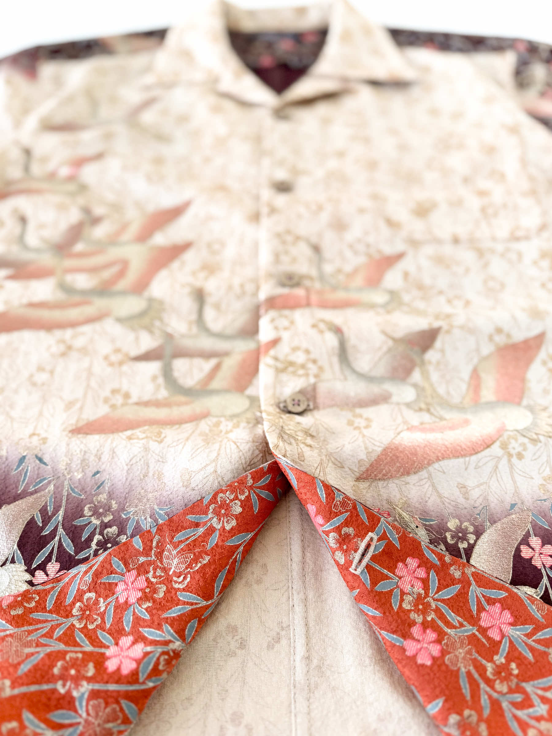 ⭐️アロハです 着物アロハ AH100419｜正絹着物をリメイク-ONLY ONEをあなたに- – 着物