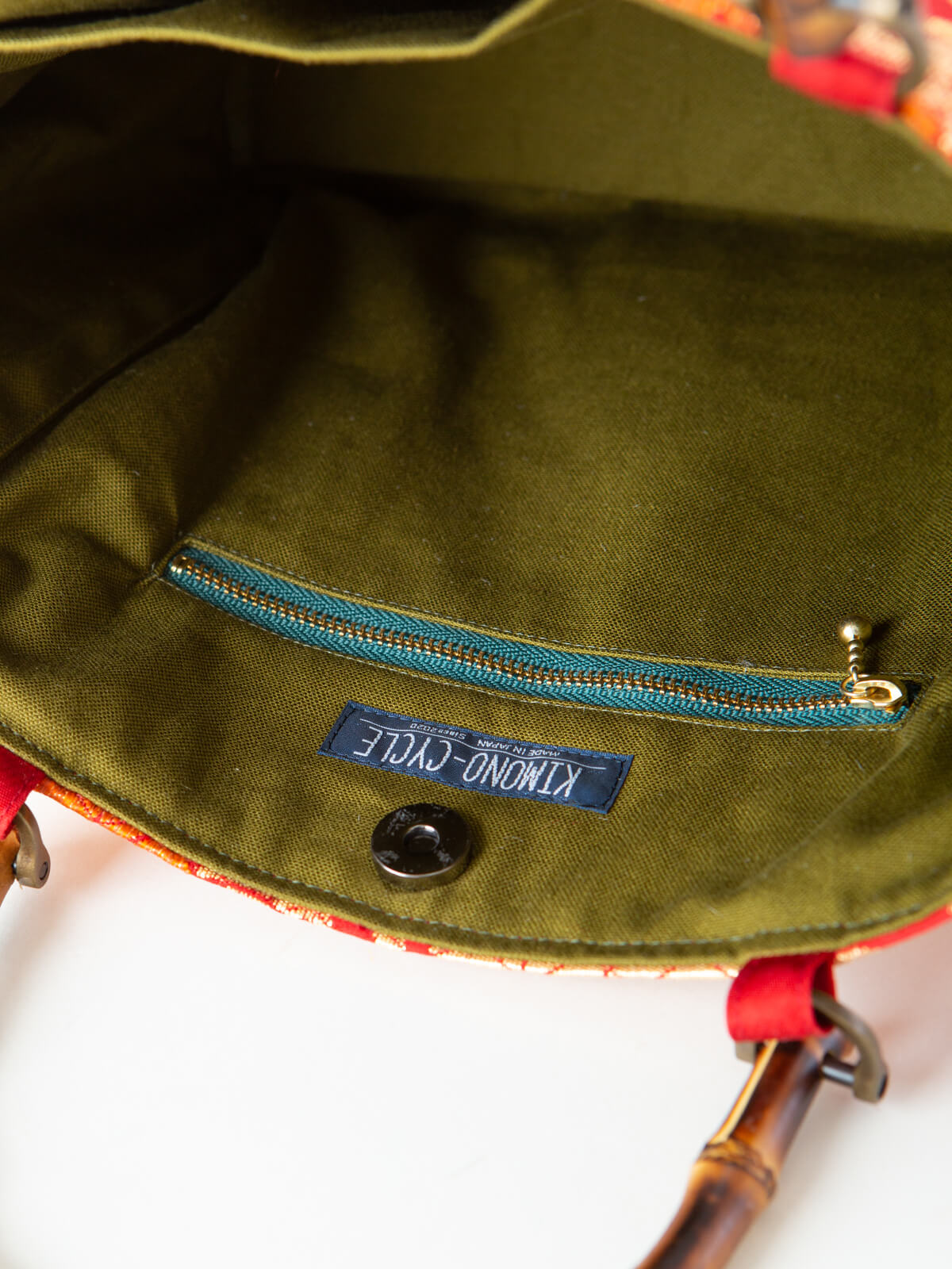 着物BAG 手提げバッグ KB100036｜正絹着物をリメイク -ONLY ONEを