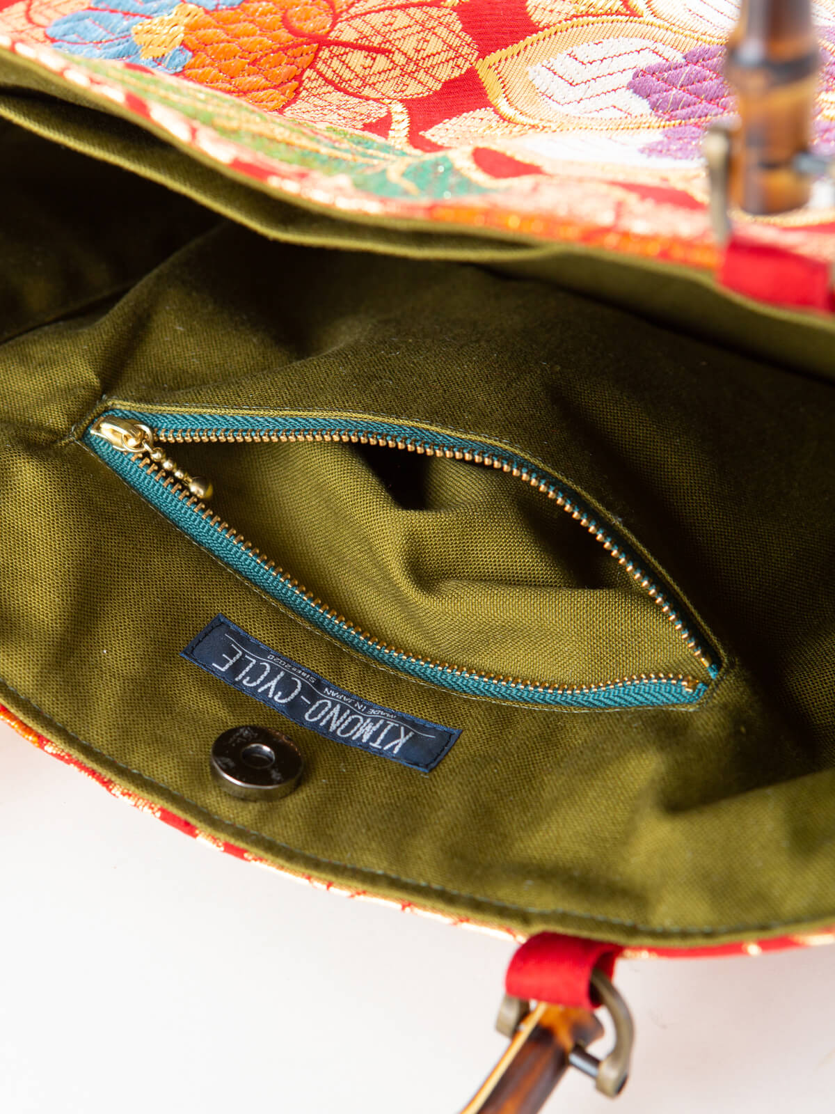 着物BAG 手提げバッグ KB100036｜正絹着物をリメイク -ONLY ONEを