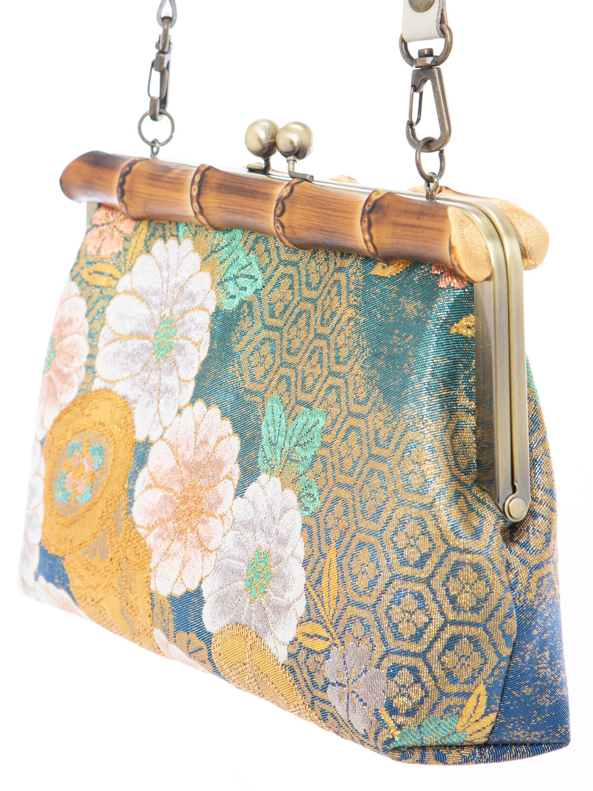 着物BAG 手提げバッグ KB100044｜正絹着物をリメイク -ONLY ONEを