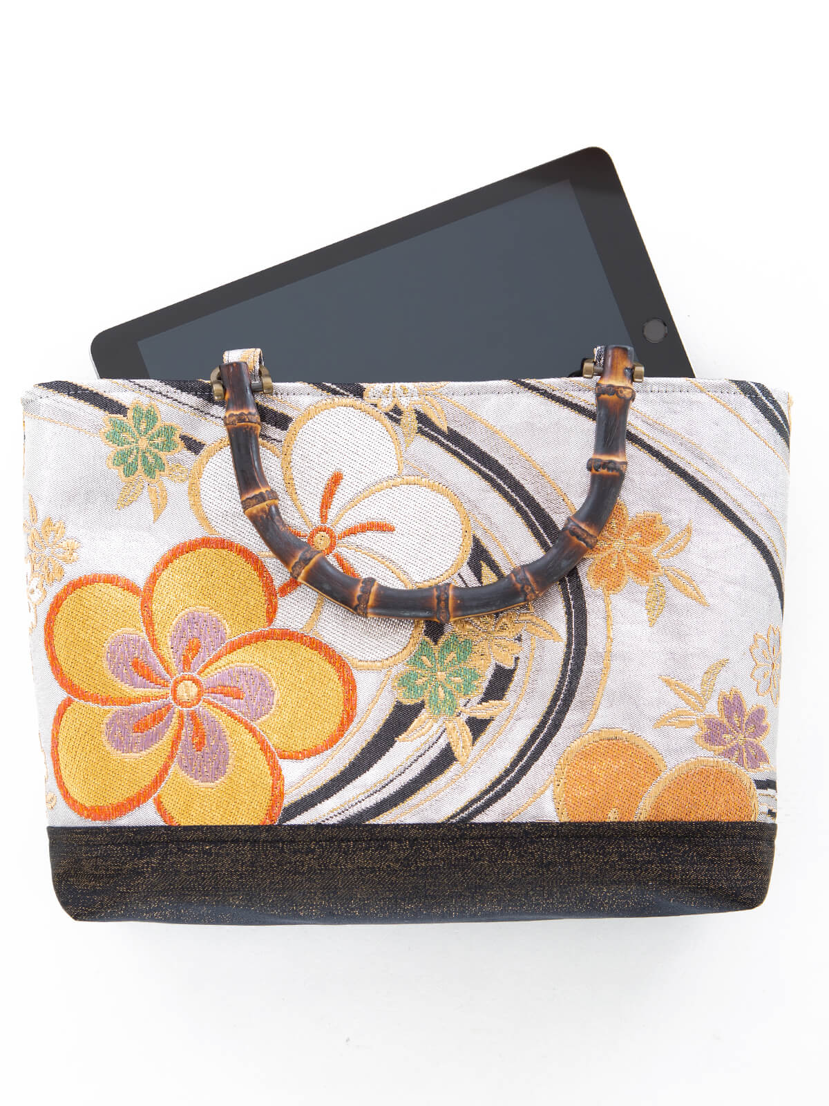 着物BAG 手提げバッグ KB100045｜正絹着物をリメイク -ONLY ONEを