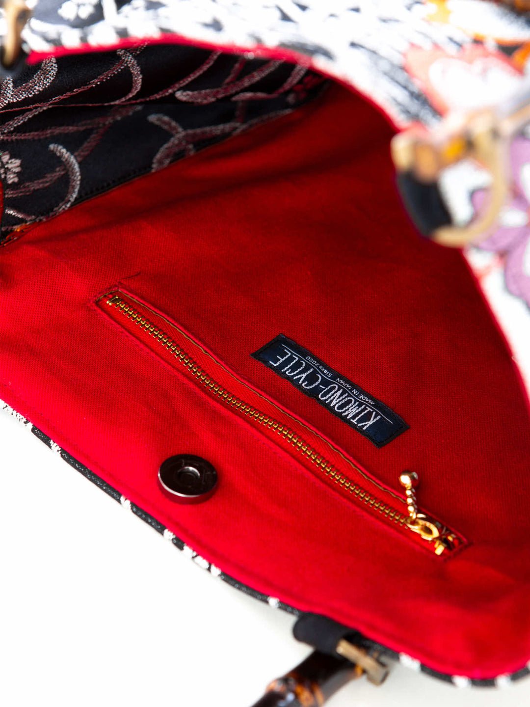 KIMONO REMAKE BAG｜KIMONO-OBI-BAG KB100017