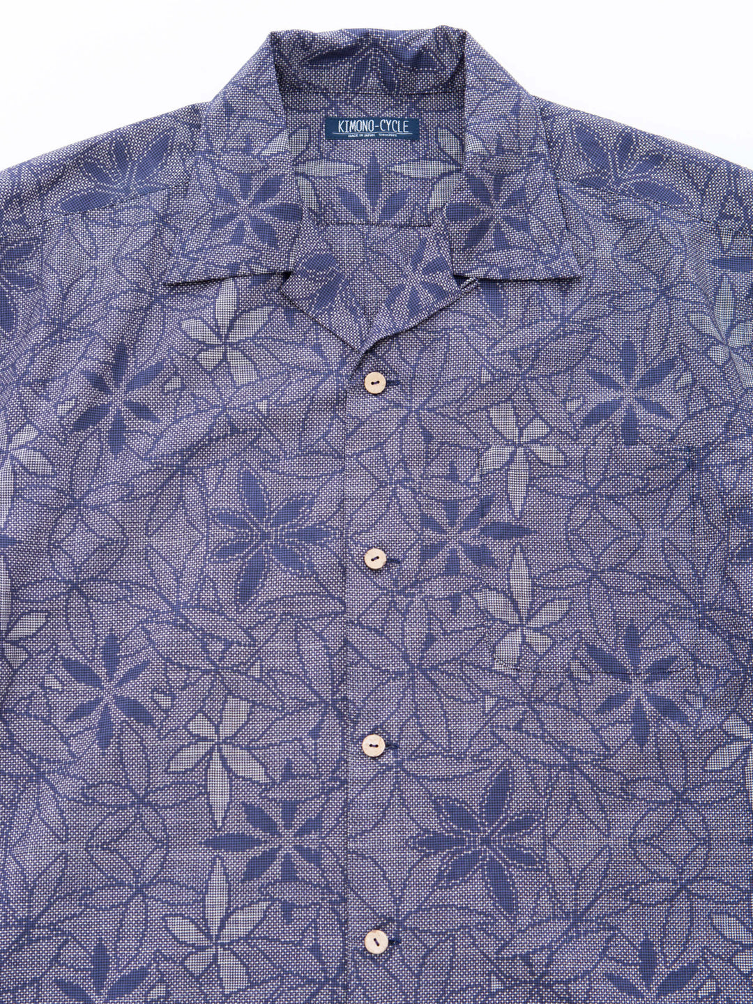 KIMONO ALOHA SHIRT "TSUMUGI" TM100023 [NEW SIZE