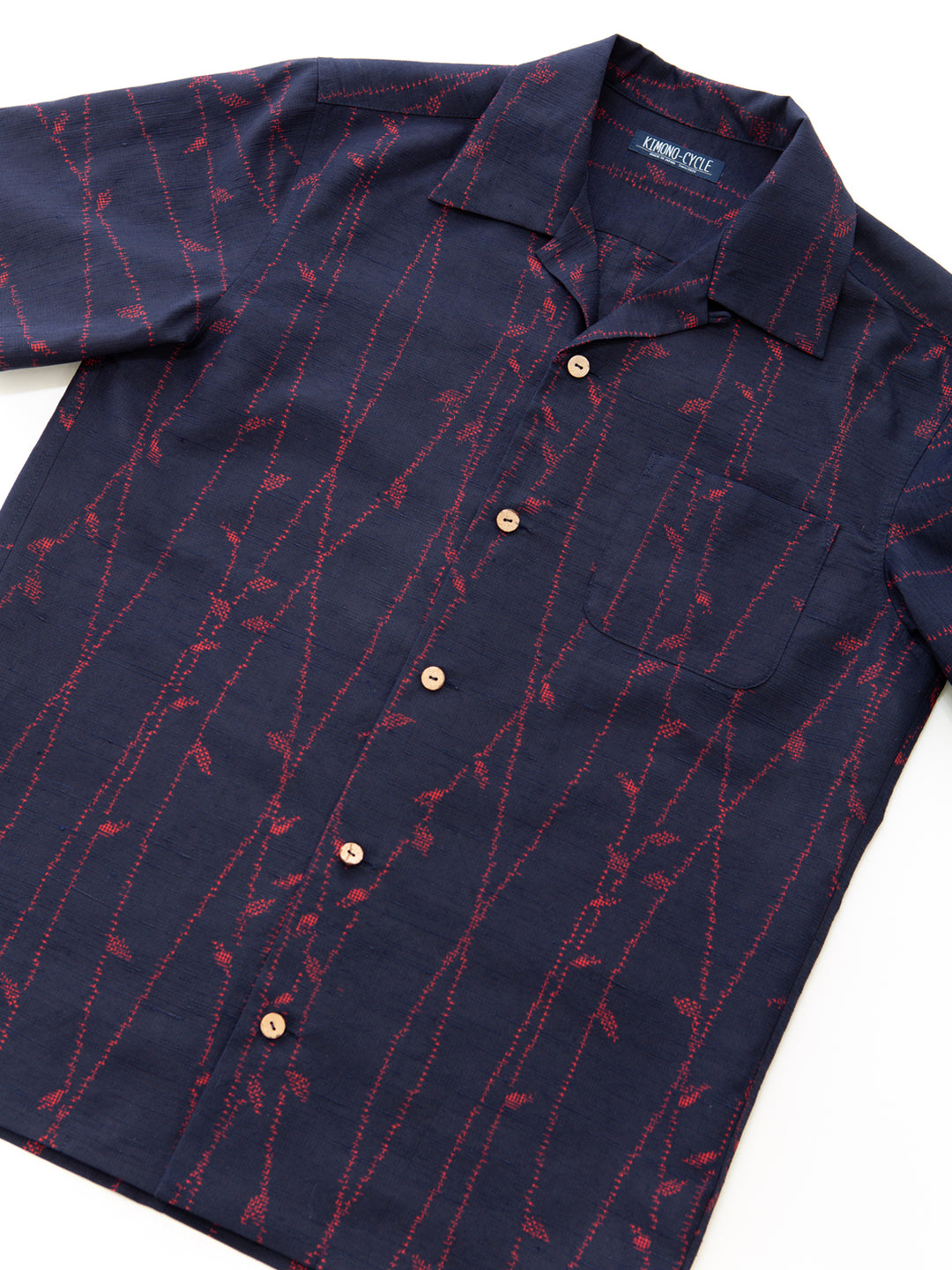 KIMONO ALOHA SHIRT "TSUMUGI" TM100016