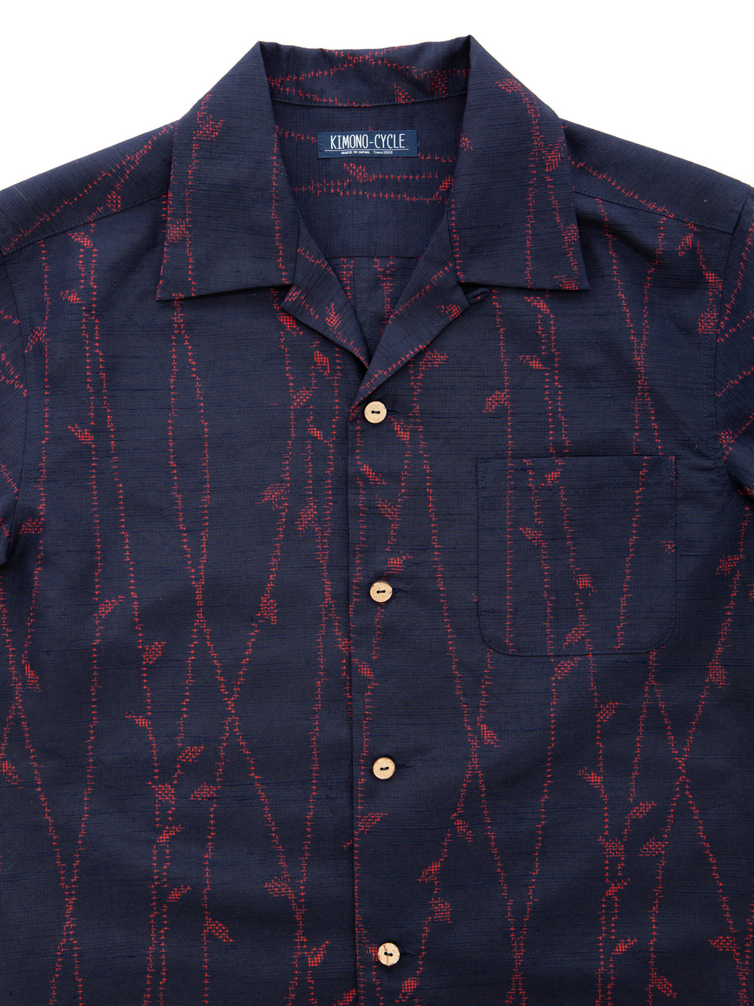 KIMONO ALOHA SHIRT "TSUMUGI" TM100016