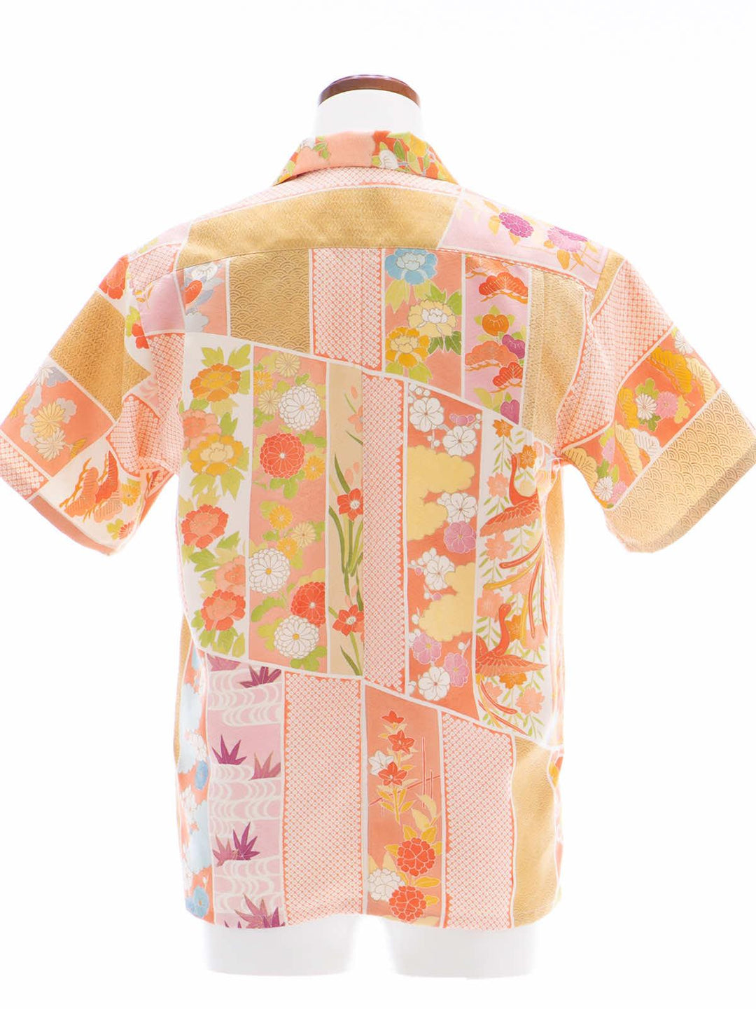 着物アロハシャツ「春の訪れ」AH100115 - 着物アロハシャツ専門店｜KIMONO-CYCLE