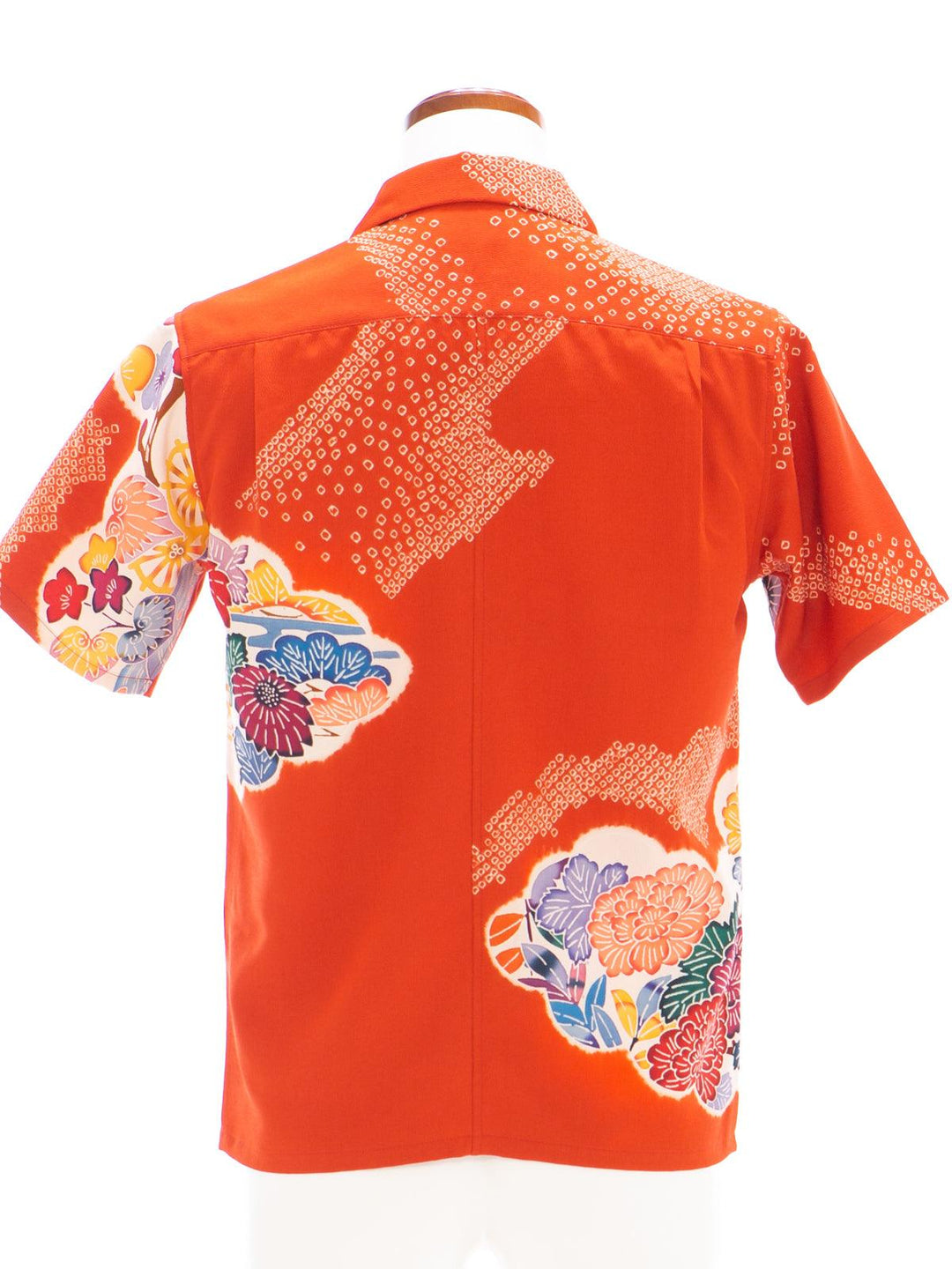 着物アロハシャツ「茜色の物語 A」AH100148 - 着物アロハシャツ専門店｜KIMONO-CYCLE
