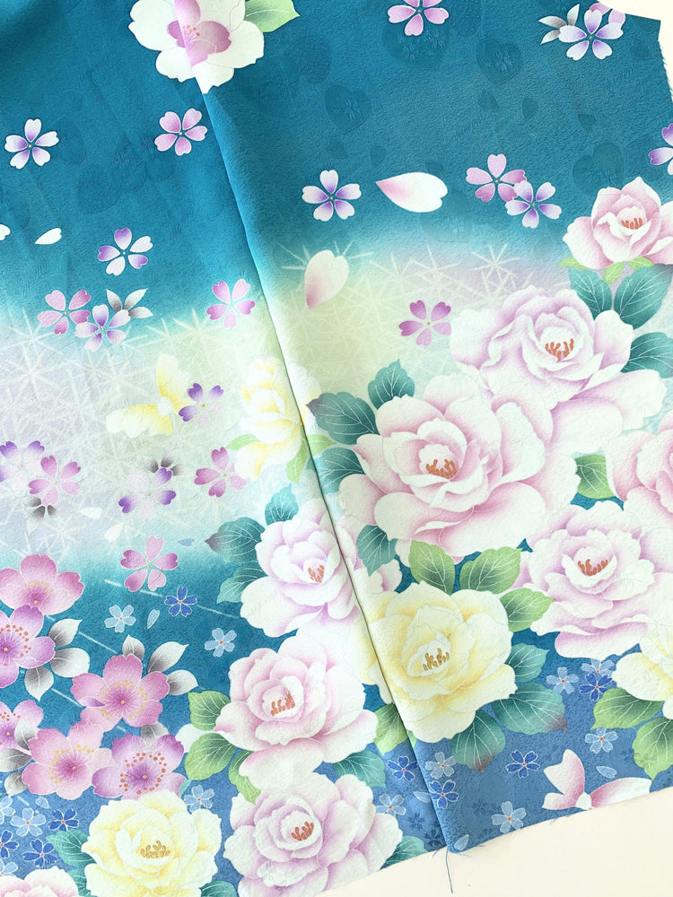 着物アロハ「薔薇の香り」AH100009 - 着物アロハシャツ専門店｜KIMONO-CYCLE